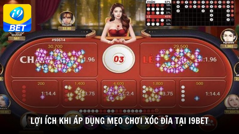Lợi ích khi áp dụng mẹo chơi xóc đĩa tại i9bet